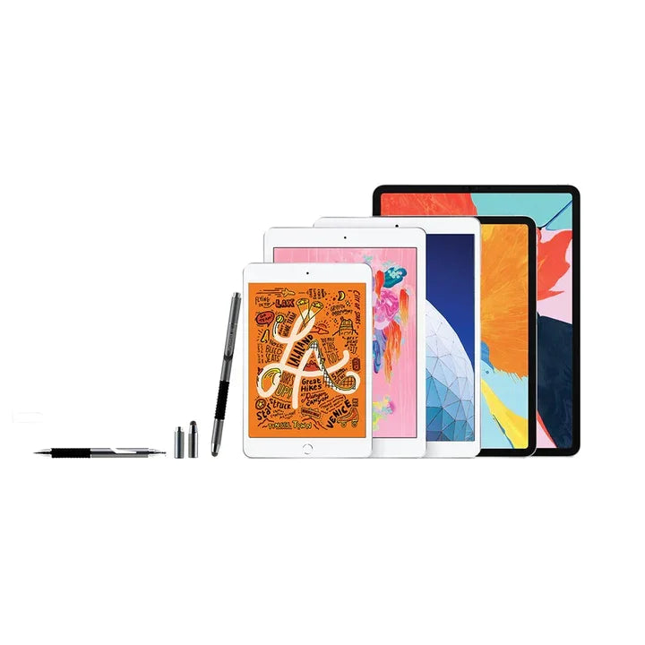 XtremeMac 3-in-1 Aluminum Stylus Pencil - Silver - Tashqila XtremeMac 3-in-1 Aluminum Stylus Pencil - Silver - Tashqila